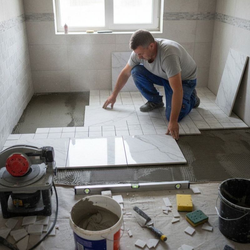 Terrazzo Tile Installation in Wilmington, NC
